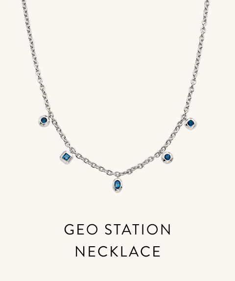 Geo Station Necklace.