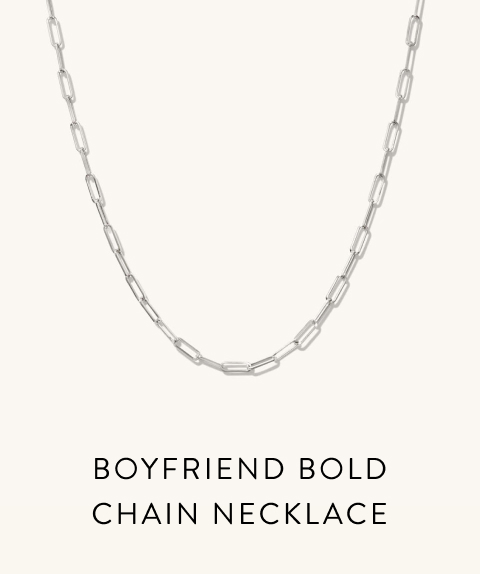 Boyfriend Bold Chain Necklace.