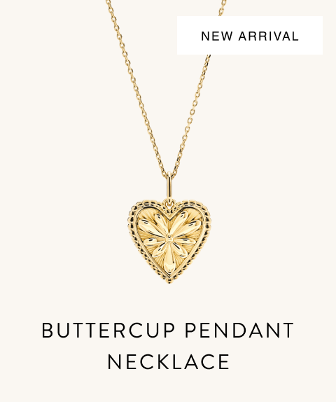 New Arrival. Buttercup Pendant Necklace.