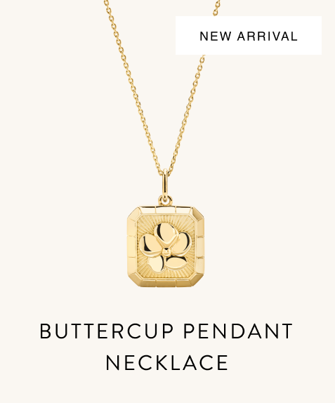 New Arrival. Buttercup Pendant Necklace. 