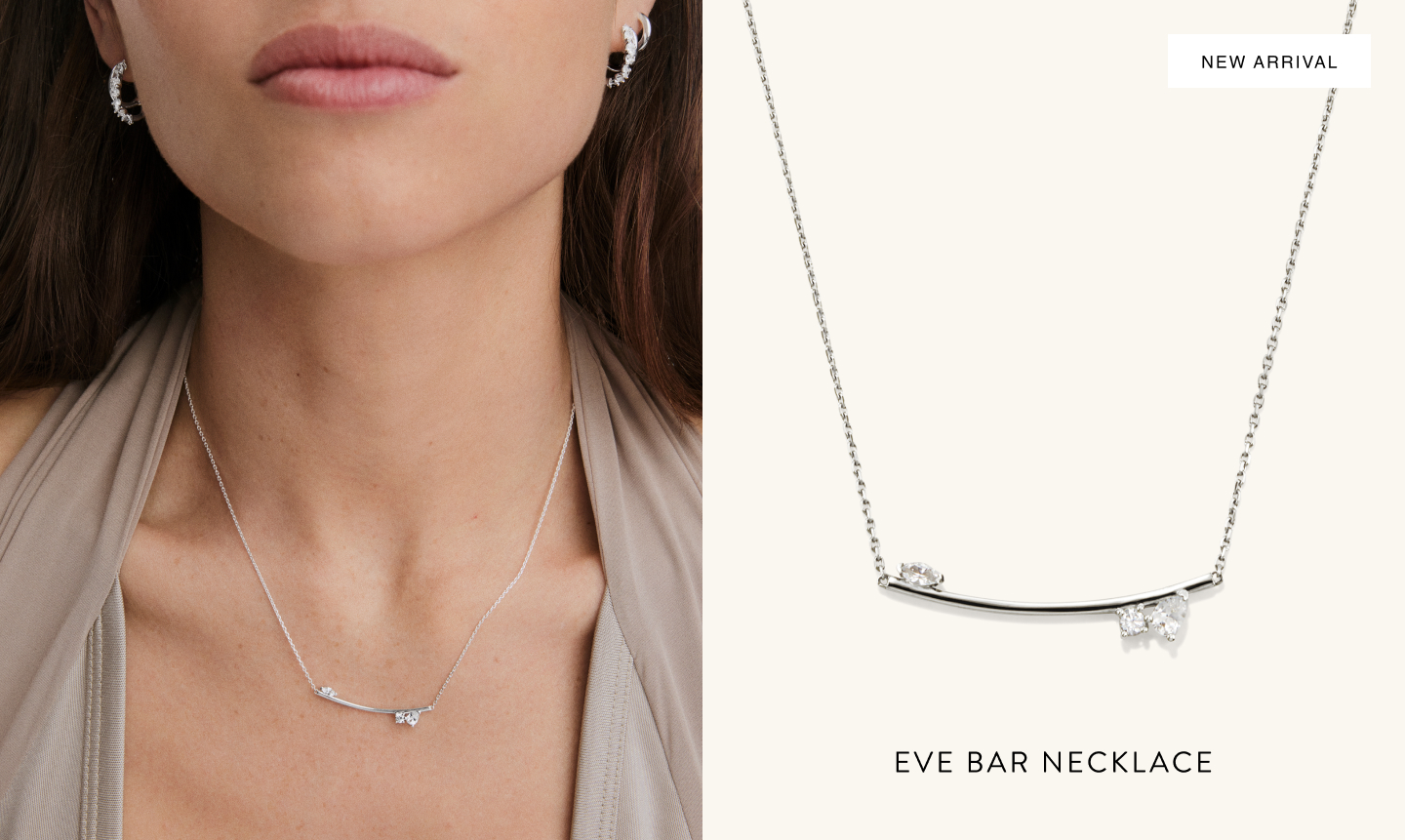 New Arrival. Eve Bar Necklace.