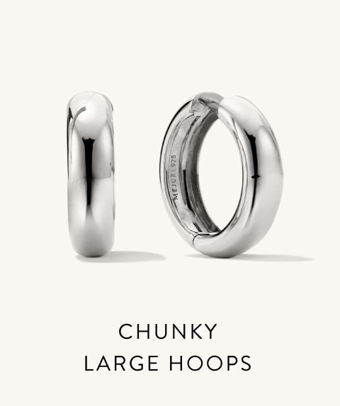 Chunky Large Hoops.