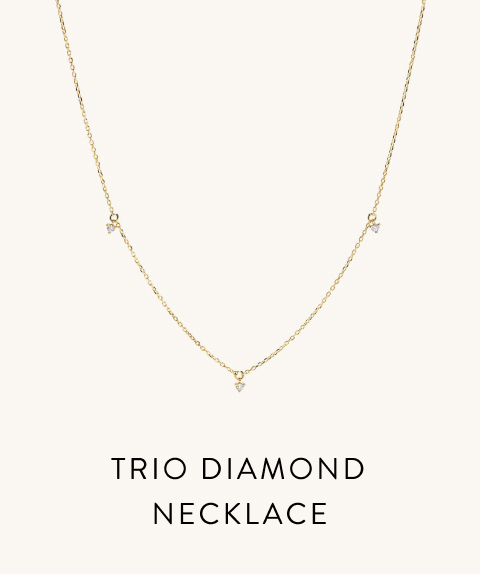 Trio Diamond Necklace.