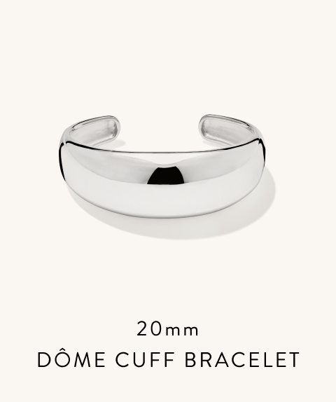 20mm Dôme Cuff Bracelet.