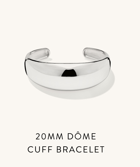 20mm Dôme Cuff Bracelet.