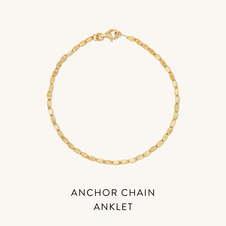 Anchor Chain Anklet.