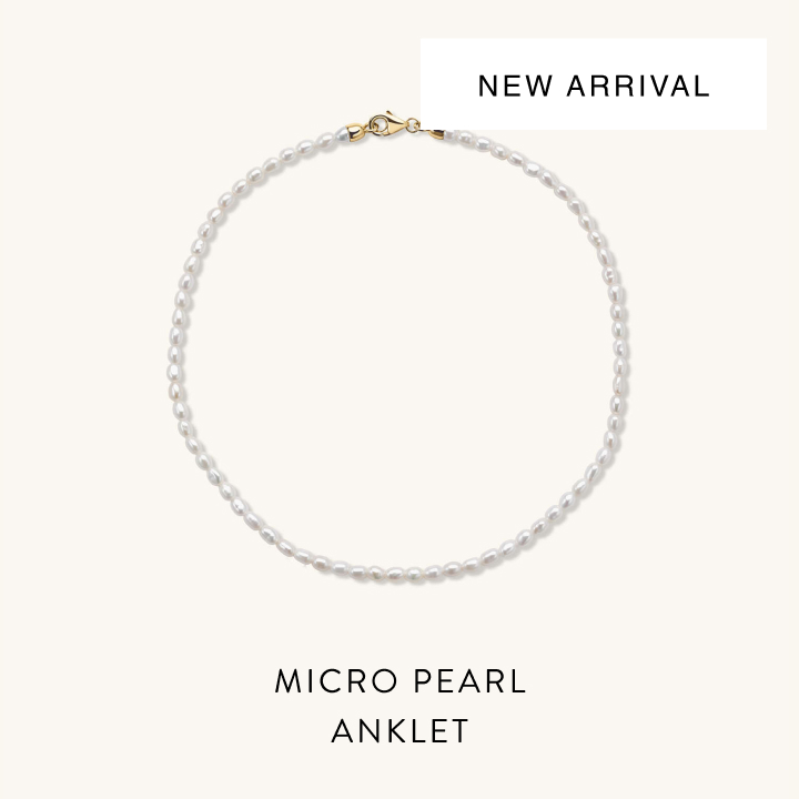 Micro Pearl Anklet.