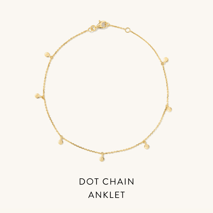 Dot Chain Anklet.