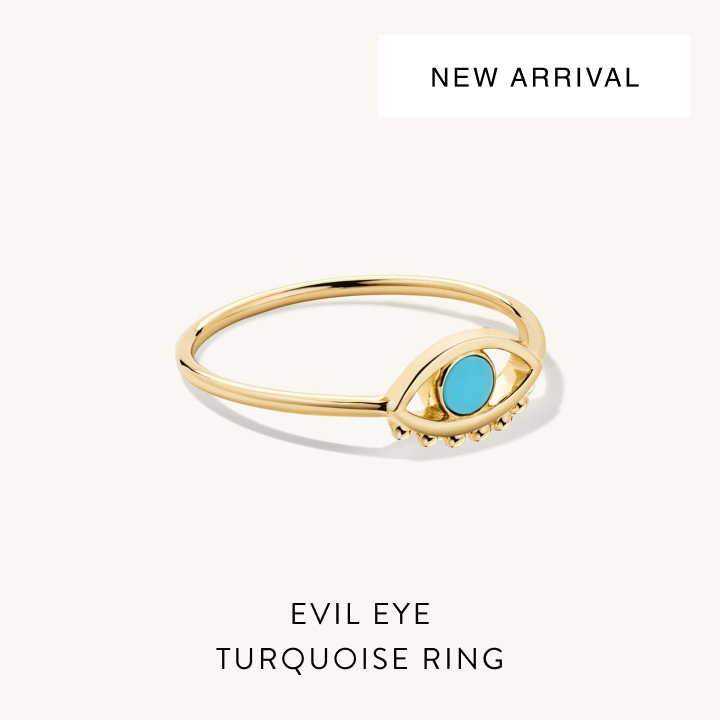 New Arrival. Evil Eye Turquoise Ring.