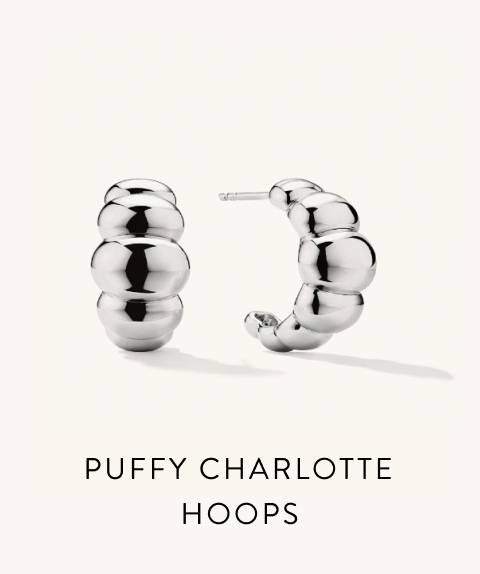 Puffy Charlotte Hoops.