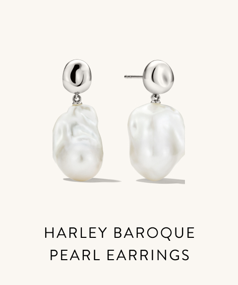 Harley Baroque Pearl Earrings.
