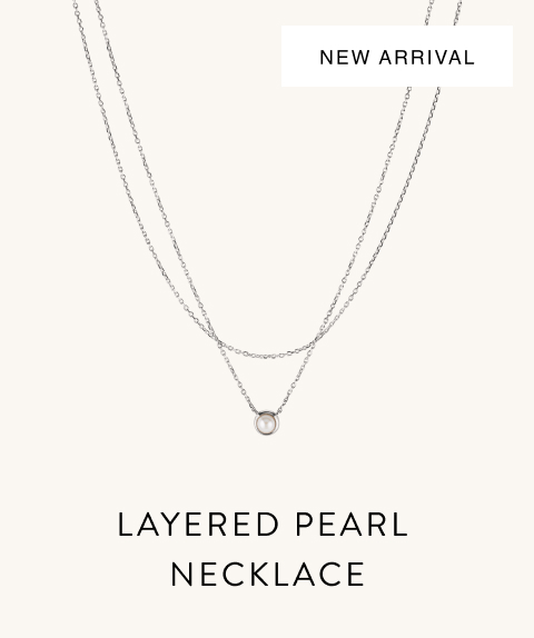 New Arrival. Layered Pearl Necklace.