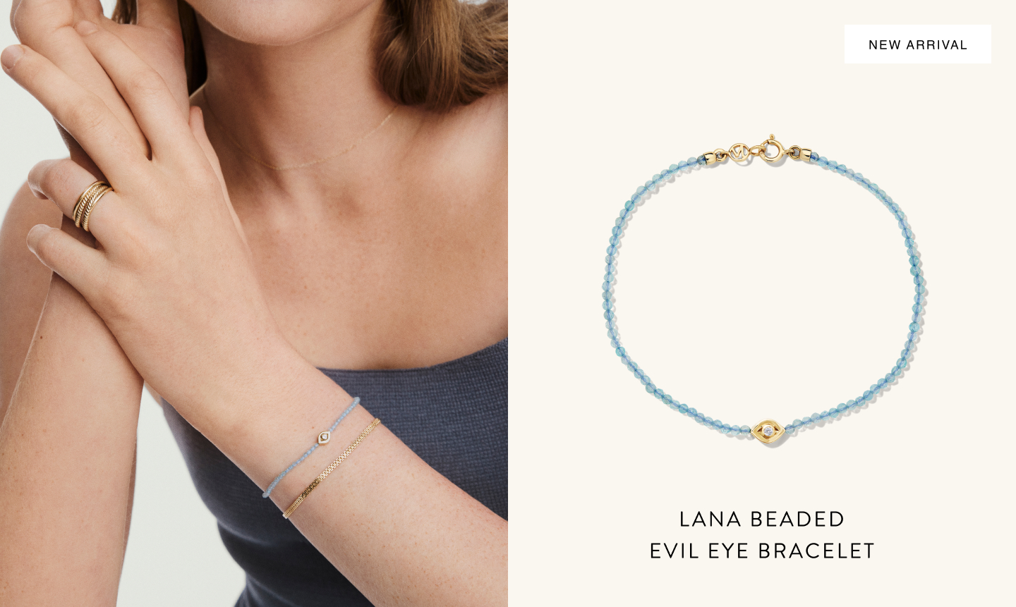 New Arrival. Lana Beaded Sunburst Bracelet.