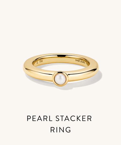 Pearl Stacker Ring.