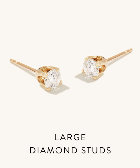 Large Diamond Studs.