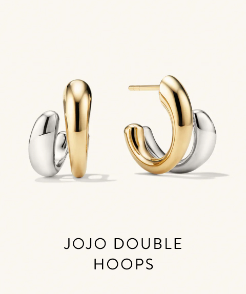 Jojo Double Hoops.