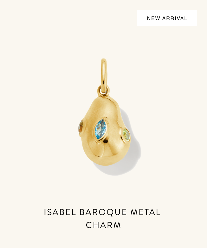 New Arrival. Isabel Baroque Metal Charm.