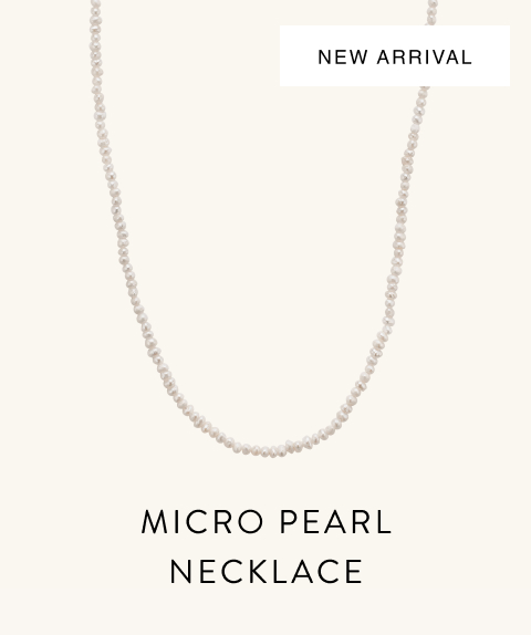 New Arrival. Micro Pearl Necklace.