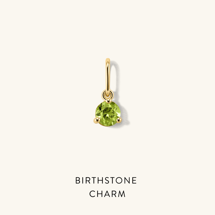 Birthstone Charm Peridot.