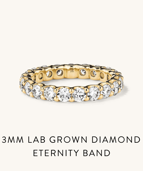 3mm Lab Grown Diamond Eternity Band.