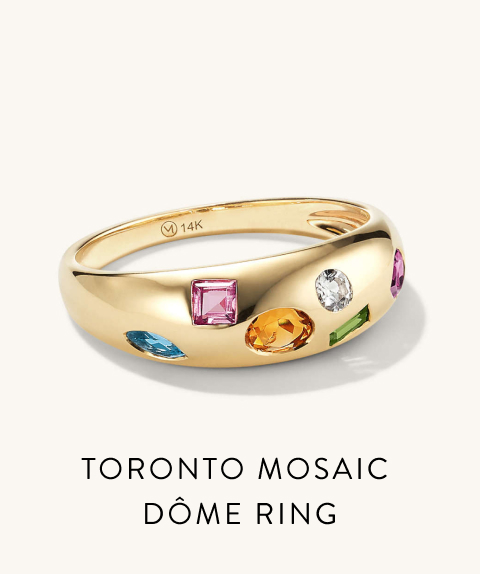 Toronto Mosaic Dôme Ring.