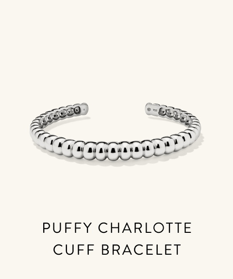 Puffy Charlotte Cuff Bracelet.