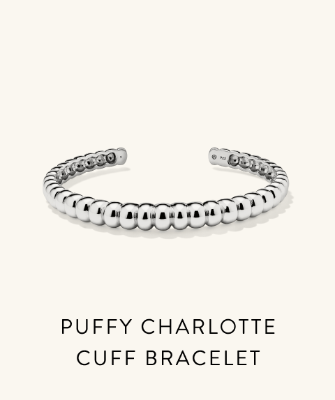 Puffy Charlotte Cuff Bracelet.