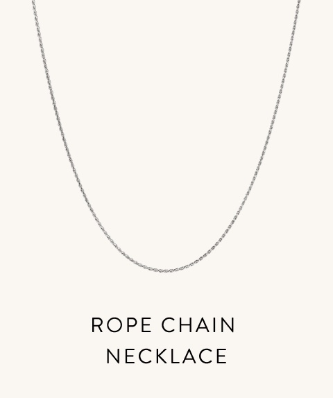 Rope Chain Necklace.