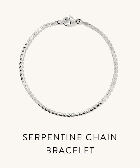 Serpentine Chain Bracelet.