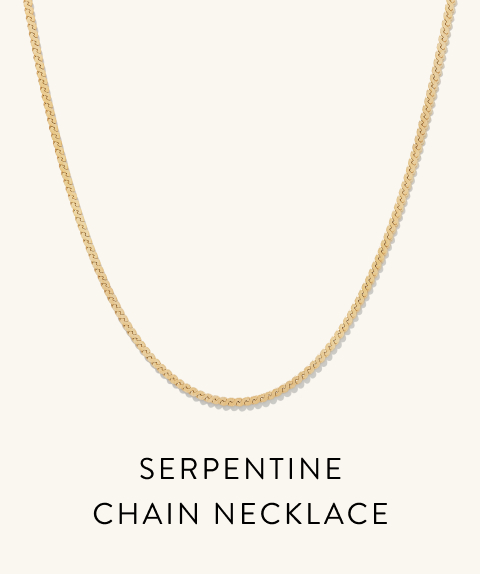 Serpentine Chain Necklace.