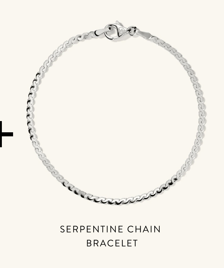 Serpentine Chain Bracelet.