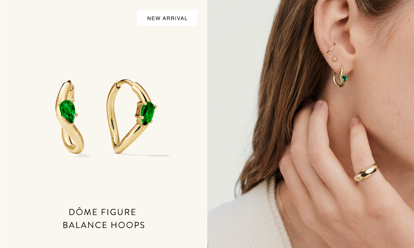 New Arrival. Dôme Figure Balance Hoops.