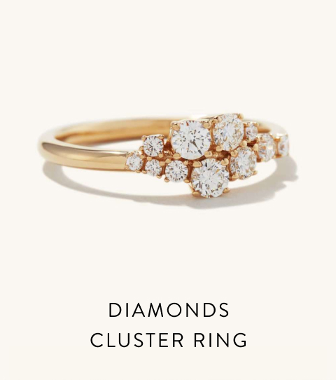 Diamonds Cluster Ring.