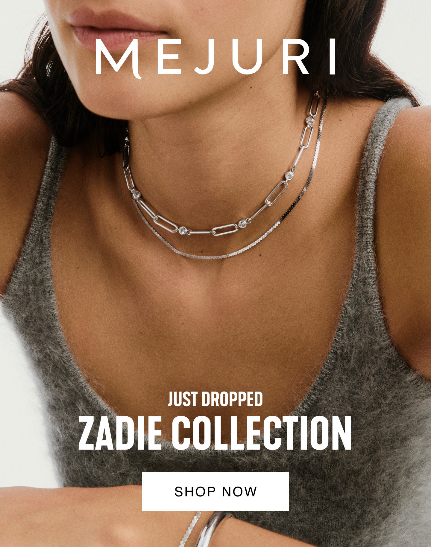 Mejuri. Just Dropped. Zadie Collection. Shop Now.