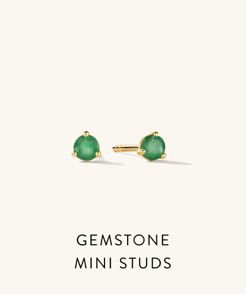 Gemstone Mini Studs.