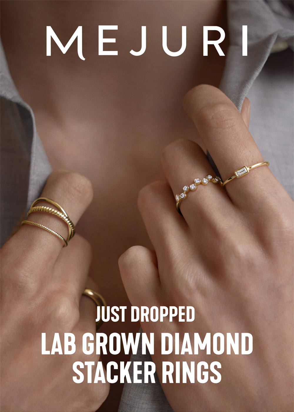 Just Dropped. Lab Grown Diamond Stacker Rings.