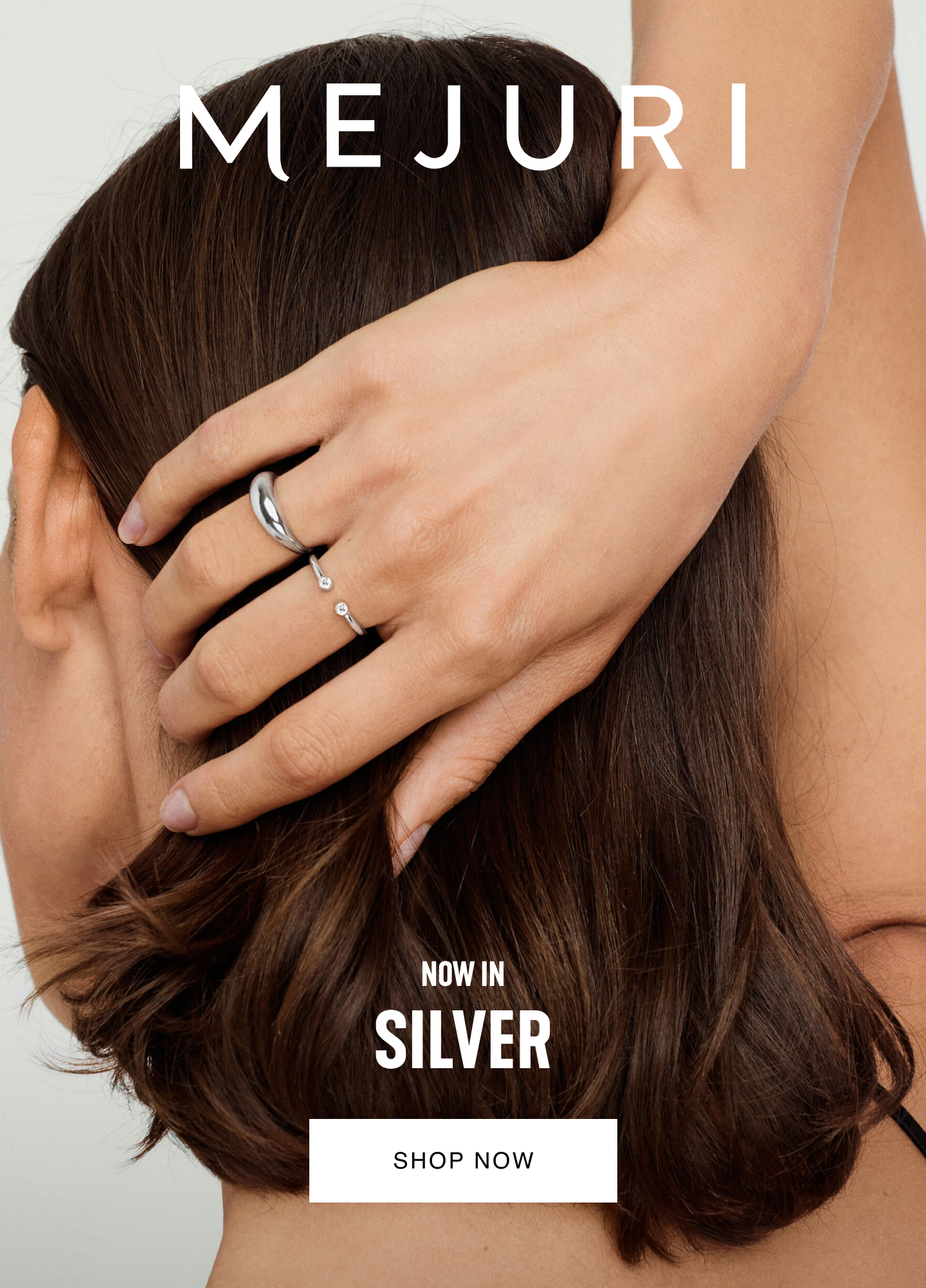 Mejuri. Now in Silver. Shop Now.