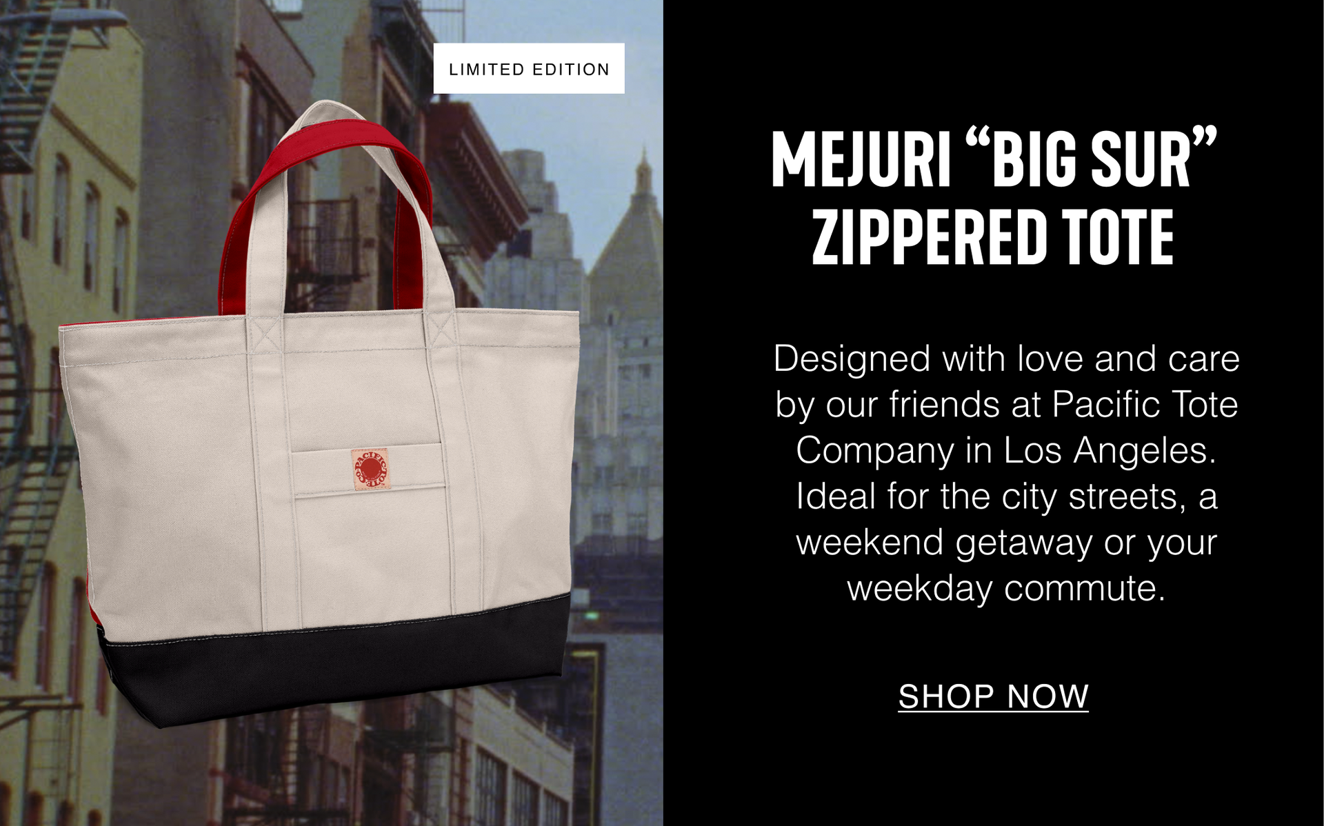 Mejuri ''Big Sur'' Zippered Tote. Shop Now.