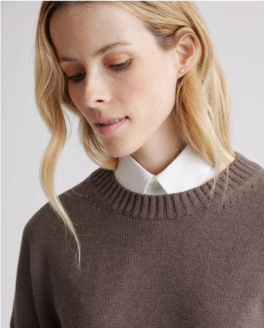 100% Organic Cotton Boyfriend Crew