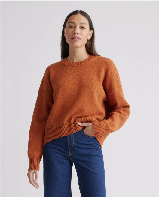 100% Organic Cotton Boyfriend Crew