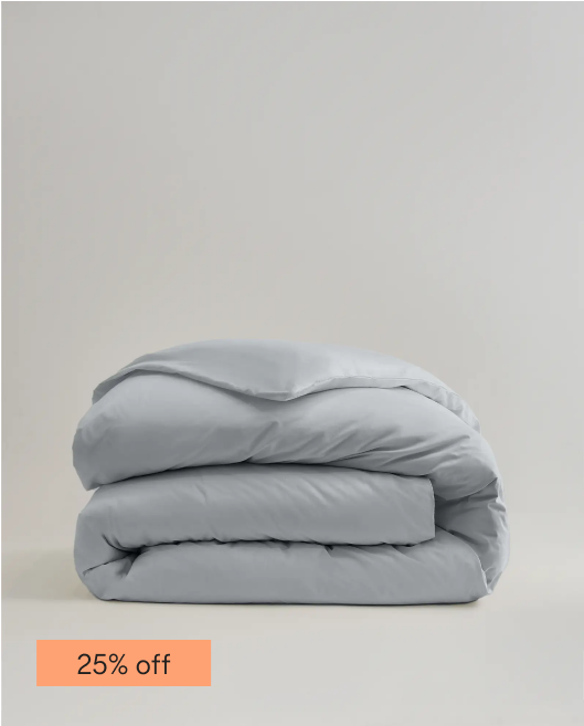 Classic Organic Percale Duvet Cover Set