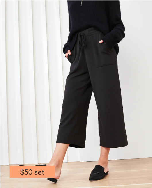 SuperSoft Fleece Wide Leg Pants