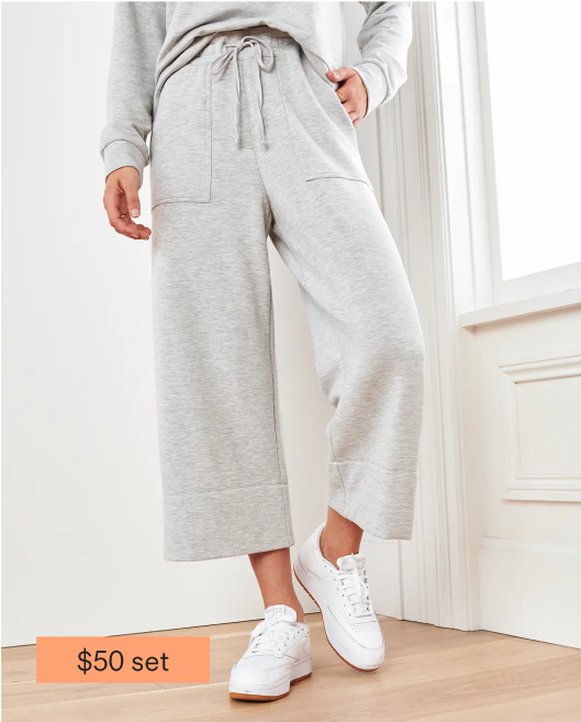 SuperSoft Fleece Wide Leg Pants