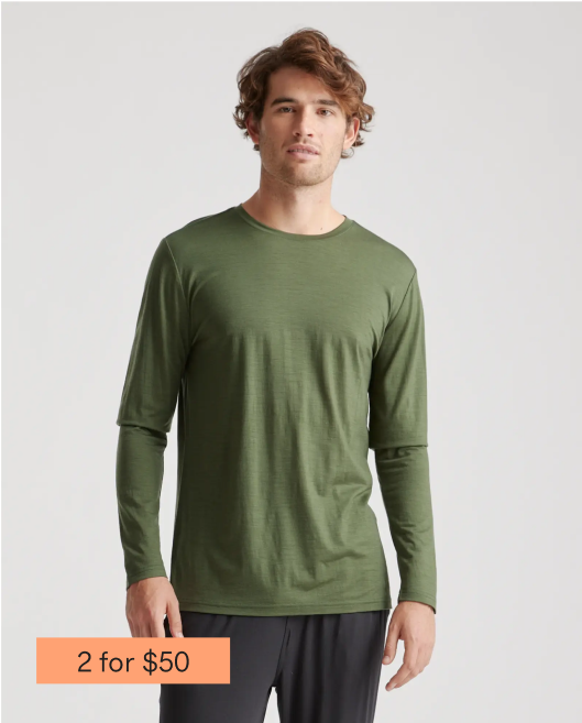 Merino Long Sleeve Base Layer Tee