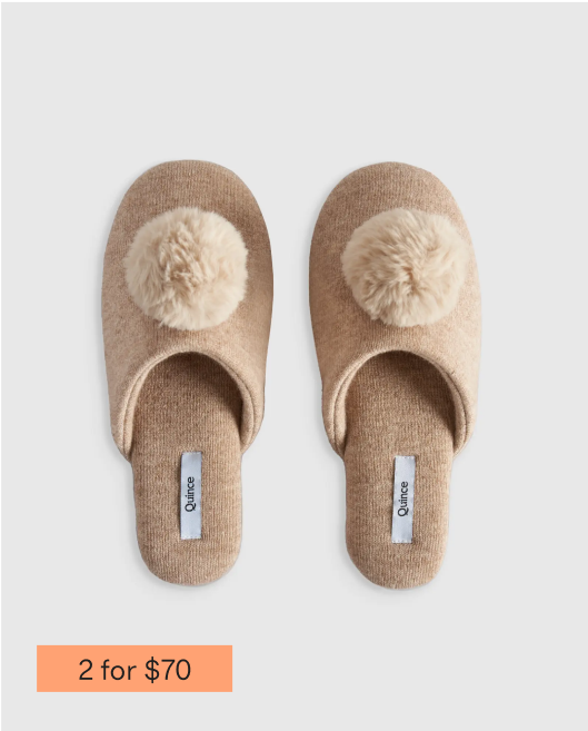 Mongolian Cashmere Slippers