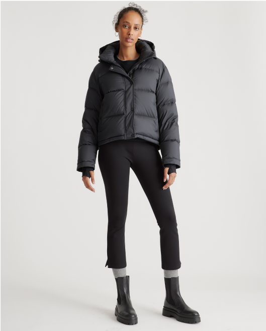 Responsible Down Cropped Puffer Jacket