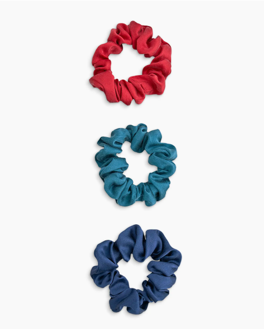 100% Washable Silk Scrunchies
