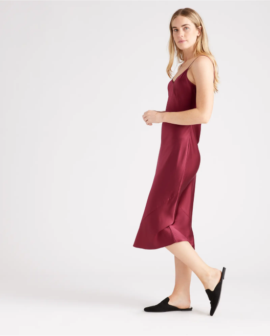 100% Washable Silk Slip Dress