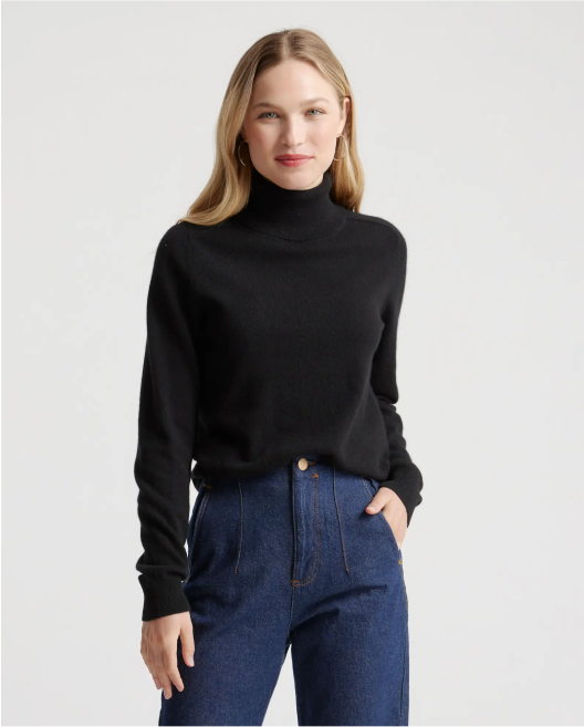 Mongolian Cashmere Turtleneck Sweater