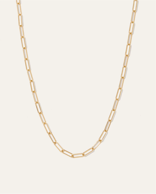 14k Gold Chain Link Necklace